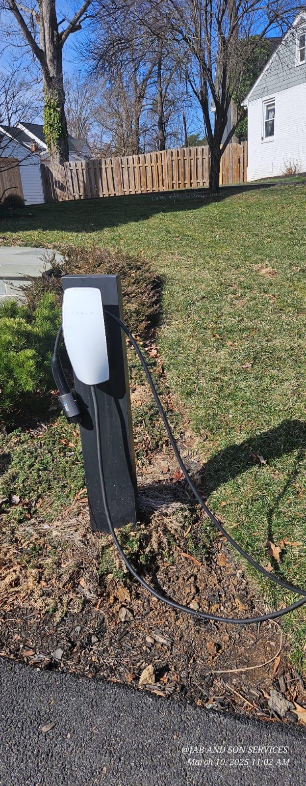 EV charger installation
